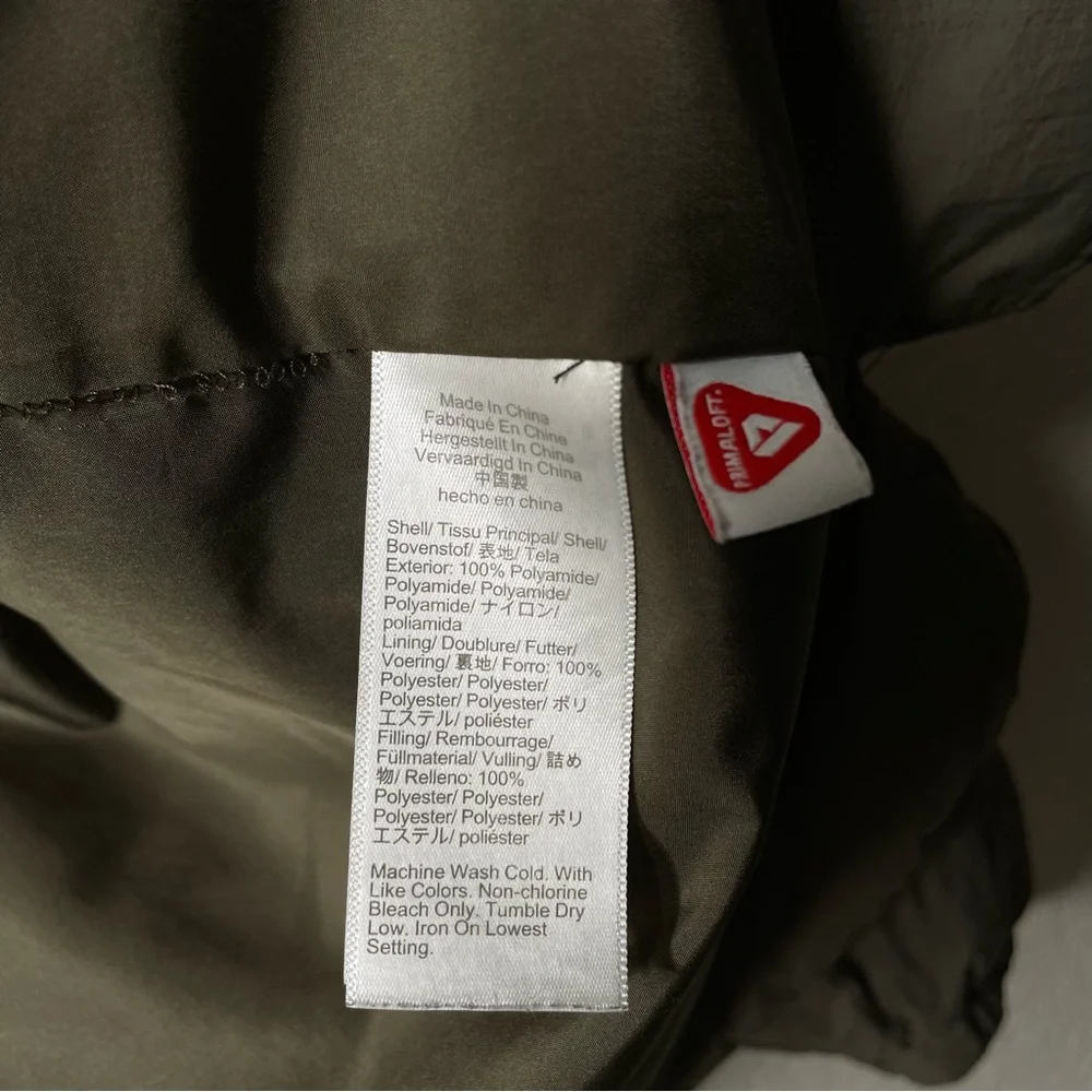 Madewell Men’s Quilted PufferJacket Cargo Green - Picture 9 of 12